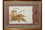 "Herbstblatt" Aquarell 60x40 cm